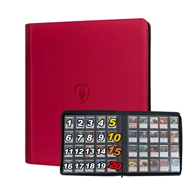 1280+ Cards 20 Pocket Card Binder Collector Card Album - Pages Compatible for Game Cards Sports Cards and Other Cards — image 7