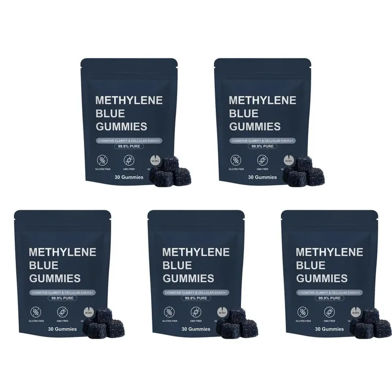 Methylene Blue Gummies with Benfotiamine Alpha Lipoic Acid Vitamin B6 & B12 for Mental Clarity and Nerve Health - 30 Gummies — image 11