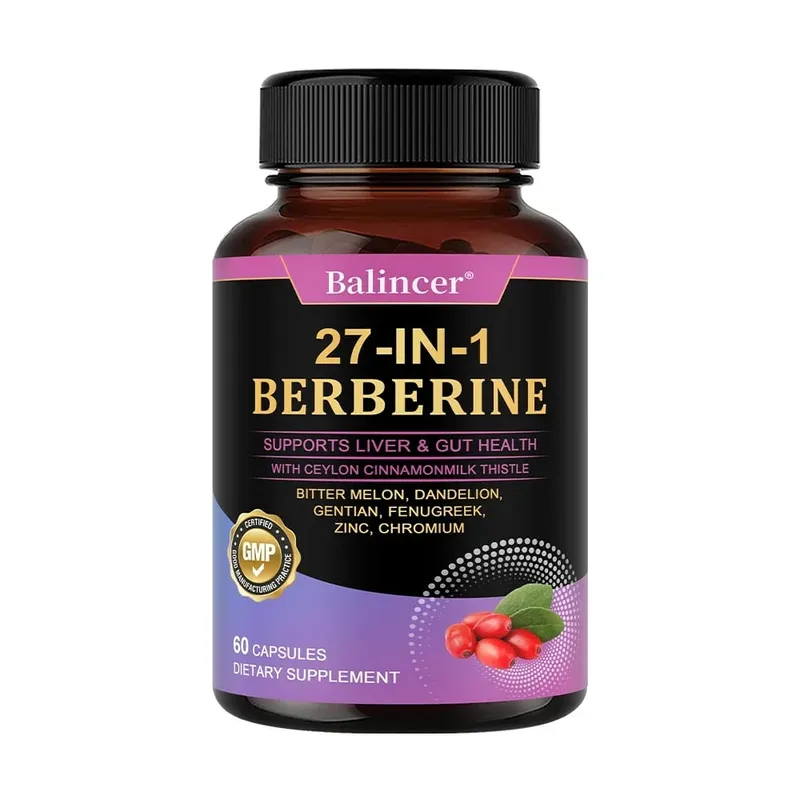 Berberine Dietary Supplement - with Ceylon Cinnamon Metabolism Healthy Weight Management Circulatory Health Immune System — image 9