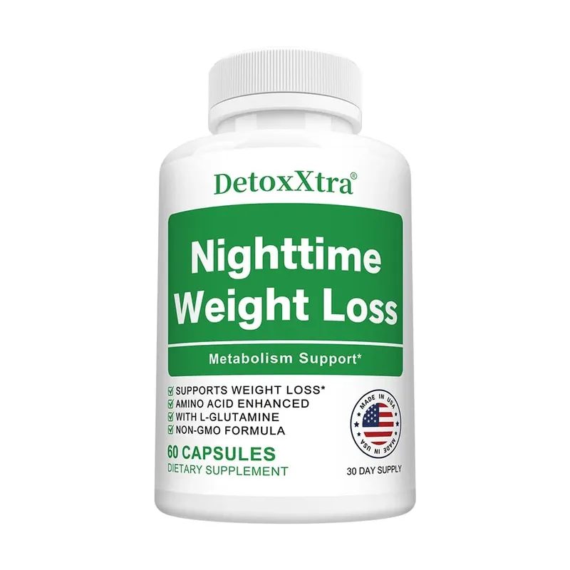 Nighttime Fat Burner Capsules Muscle Recovery Appetite Suppressant Metabolism Booster Relaxation & Restful Sleep Support — image 9
