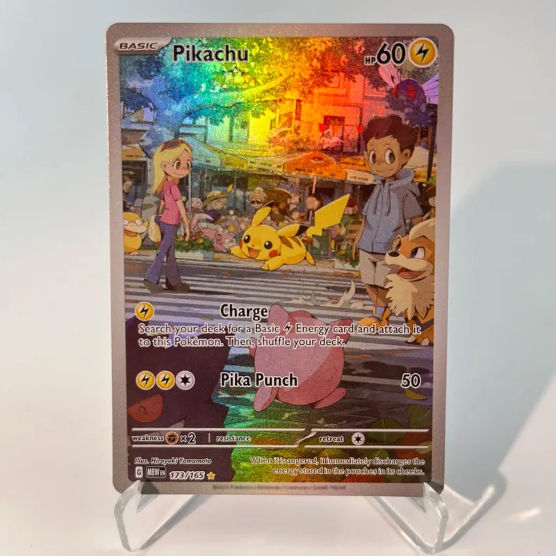 Pokémon 151 PKM Cards PTCG3-D Bulbasaur Squirt Rainbow Gengar ex Holographic Ex GX Rare Collection Battle Toys Gifts for Hobbies — image 16