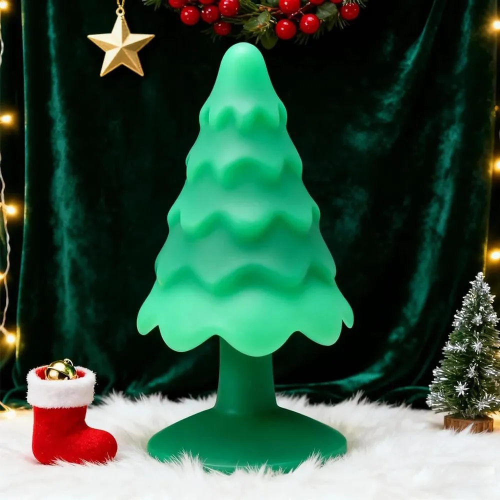 Silicone Christmas Tree Anal Plug Anal Trainer Prostate Massager Anal Sex Adult Sex Toys Women's SM Toys Gay Adult Sex Games — image 6