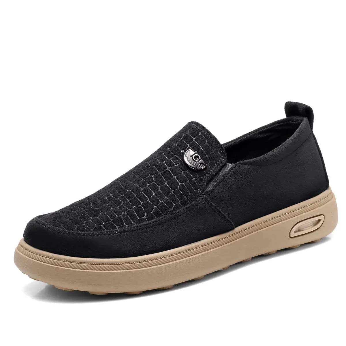 Men's Lightweight Breathable Casual Shoes Summer New Versatile Single Foot Outdoor Wear-Resistant Soft Sole Comfortable Footwear