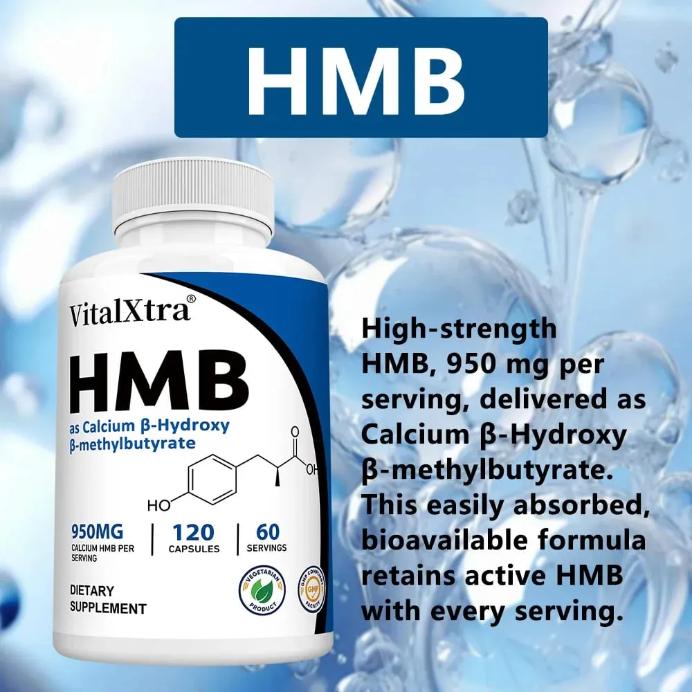 Highly Absorbable HMB Supplement – Supports Muscle and Movement Enhances Strength and Reduces Skeletal Muscle Damage — image 4