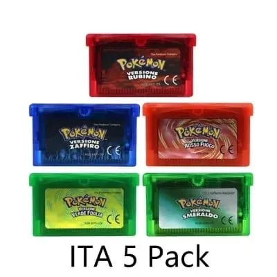 GBA Video Game Cartridge Console Card Pokemon Emerald Ruby FireRed LeafGreen Sapphire Multi-language for GBA/NDS