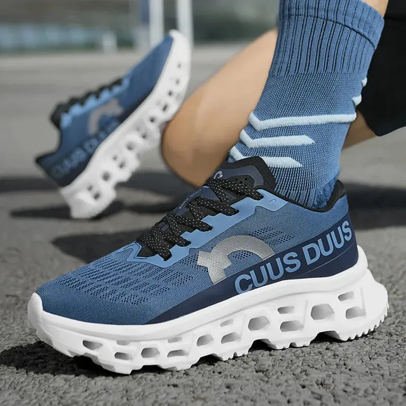 Unisex Sneakers Fashion Lace Up Outdoor Running Anti Slip Cushioning Men Training Shoes 2026 Comfort Thick Soled Sports Shoes — image 4