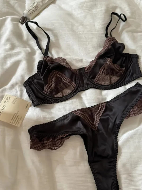 Lightweight French Embroidery Lace Push Up Bra for Summer Breathable Sexy Gathering Underwear Comfortable Fit for Women S-xl