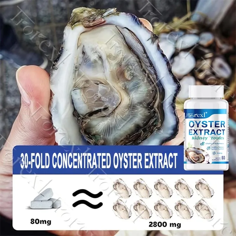Oyster Extract Tablets Supports Energy Vigorizante and Wellness Male Health Enhancing Supplement