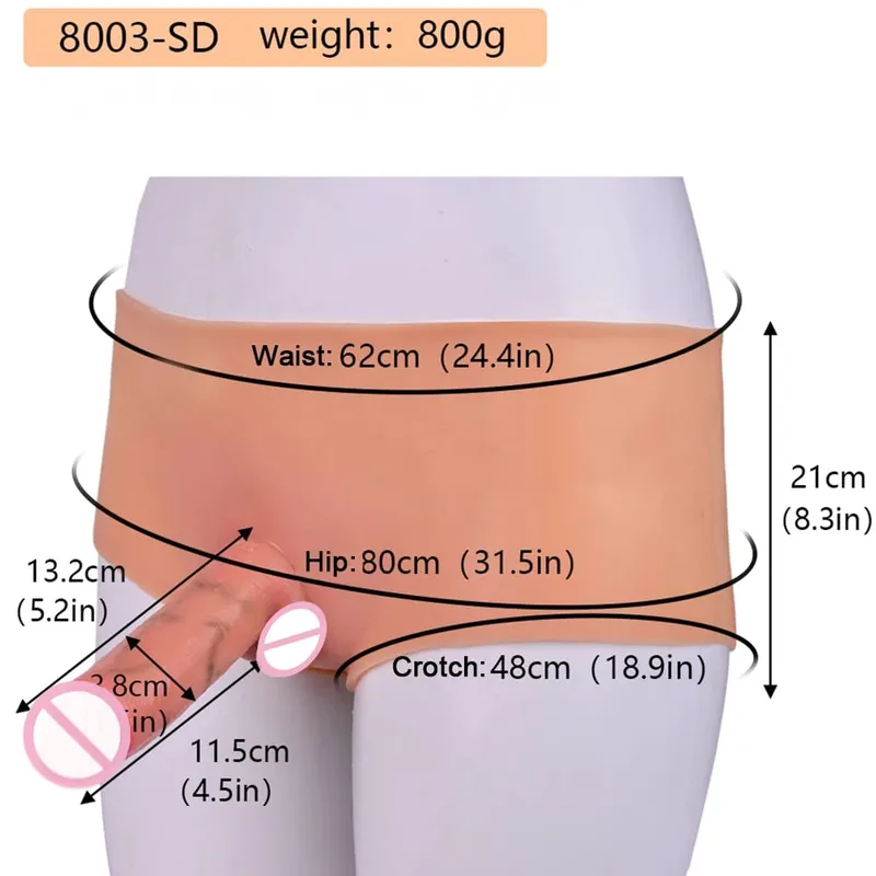 Silicone Strapon Realistic Penis Pants Wearable Solid Dildo Panties Vagina Massager Sex Toys For Women Lesbian Sexy Tools