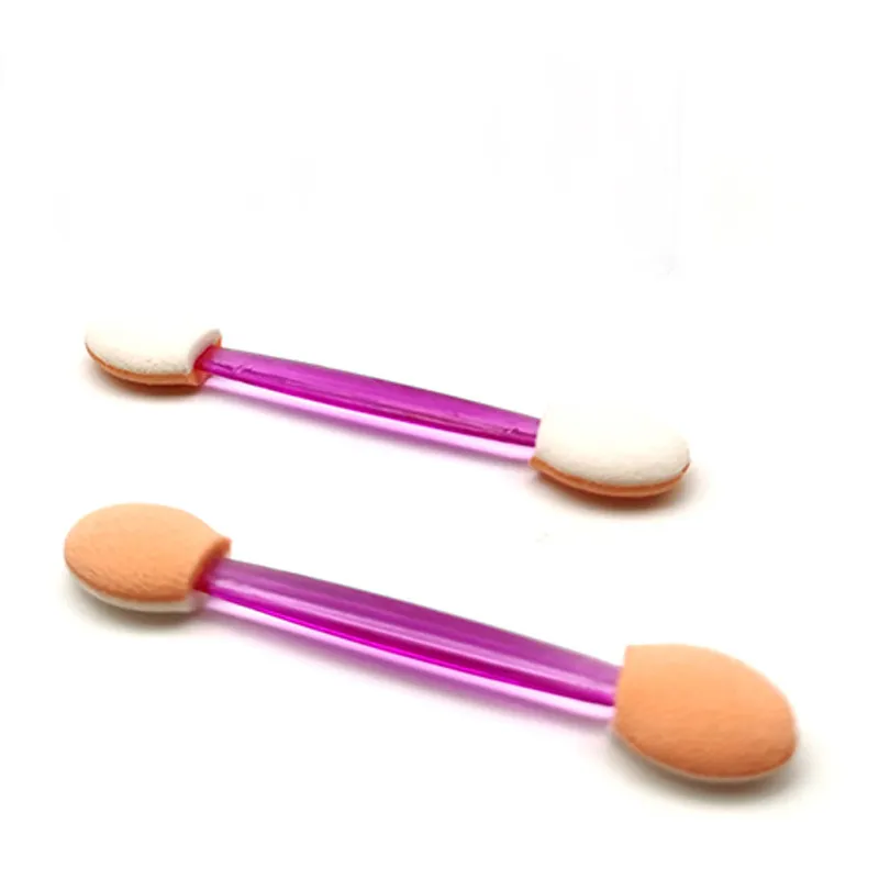 20PCS Disposable Dual Sides Eye Shadow Sponge Applicators with Different Length Shape Eyeshadow Brushes Makeup Applicator