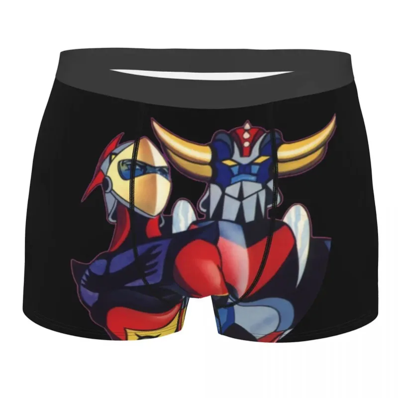 Custom Novelty Goldorak Ufo Robot Grendizer Boxers Shorts Panties Male Underpants Breathbale Briefs Underwear