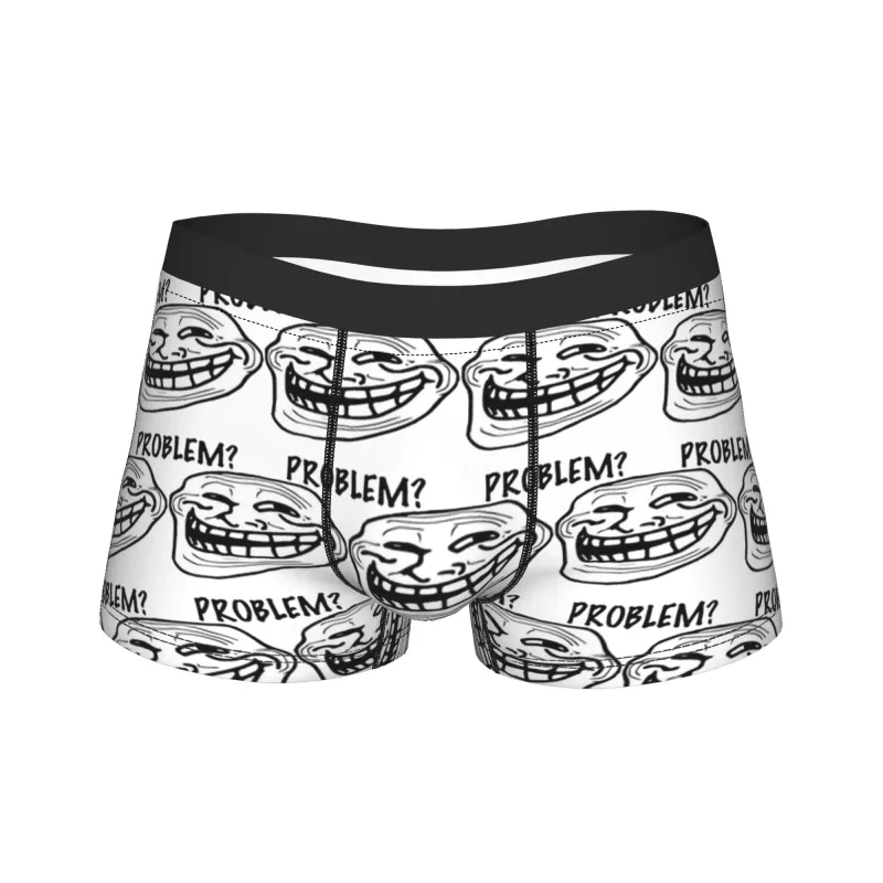 Rage Comic Trollfac Trunk Funny Anime Pouch Underwear Hot Sale Corak Boxer Brief Selesa Lelaki Seluar Dalam Plus Saiz — image 8