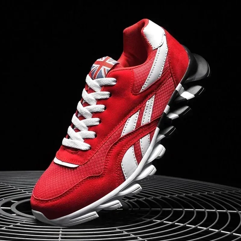 Brand Trend Size 38-48 Men's Wear-resistant Cushioning Thick-soled Fitness Sneakers Outdoor Breathable Running Shoes for Men — image 12