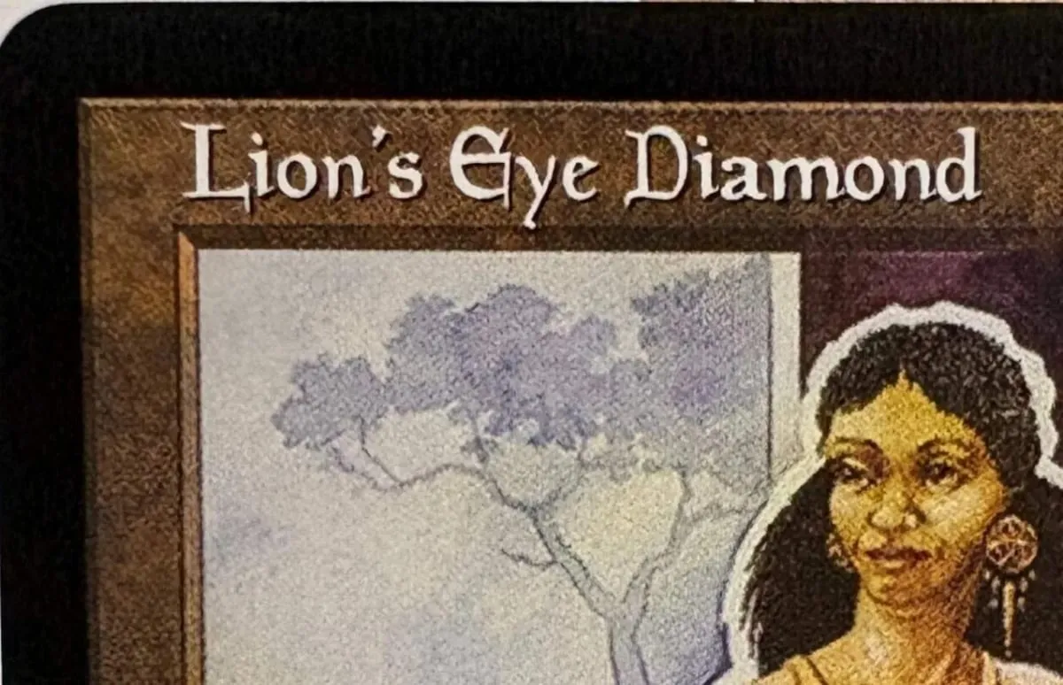 LK3 Lion's Eye Diamond Mox Amber Mox Diamond Sol Ring The One Ring Grim Monolith High-Quality TCG Proxy Cards (Black-Core)