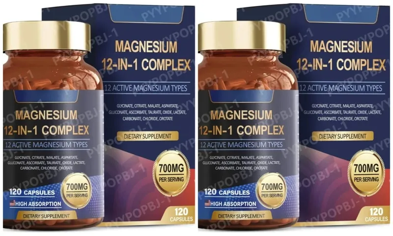 700 mg magnesiumcomplex 12 in 1 magnesiumsupplement met glycinaatcitraat malaatoxide tauraat aspartaat orotaat magnesium — image 9