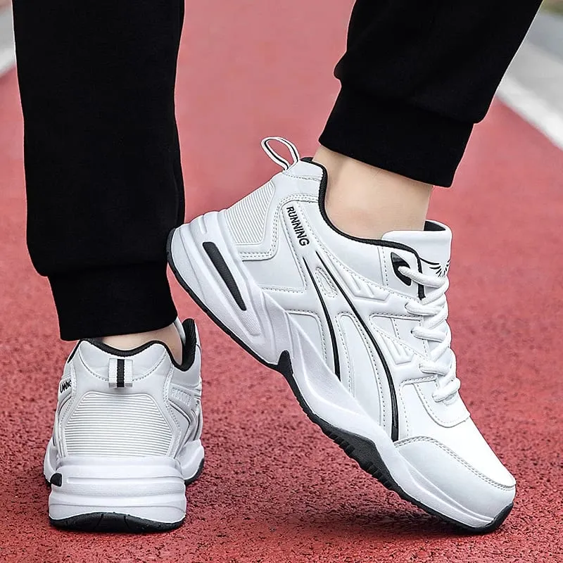 Men's classic retro casual sports shoes Four seasons soft-sole waterproof outdoor youth running shoes breathable light sneakers — image 5