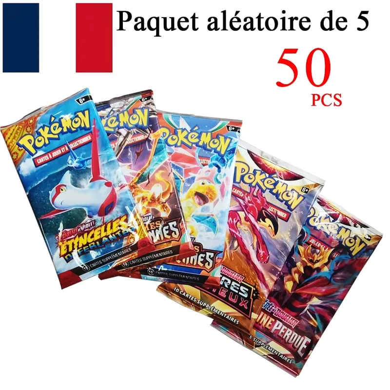 French Version Pokemon Cards VMAX V EX GX MEGA Carte Collection Battle Trainer Children's Christmas Toys Gift
