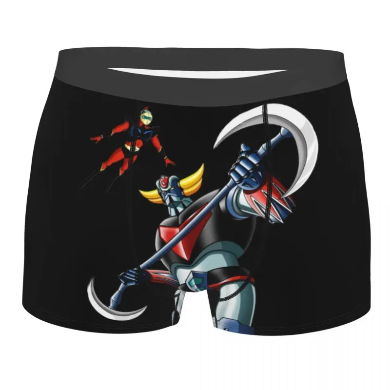 Custom Novelty Goldorak Ufo Robot Grendizer Boxers Shorts Panties Male Underpants Breathbale Briefs Underwear