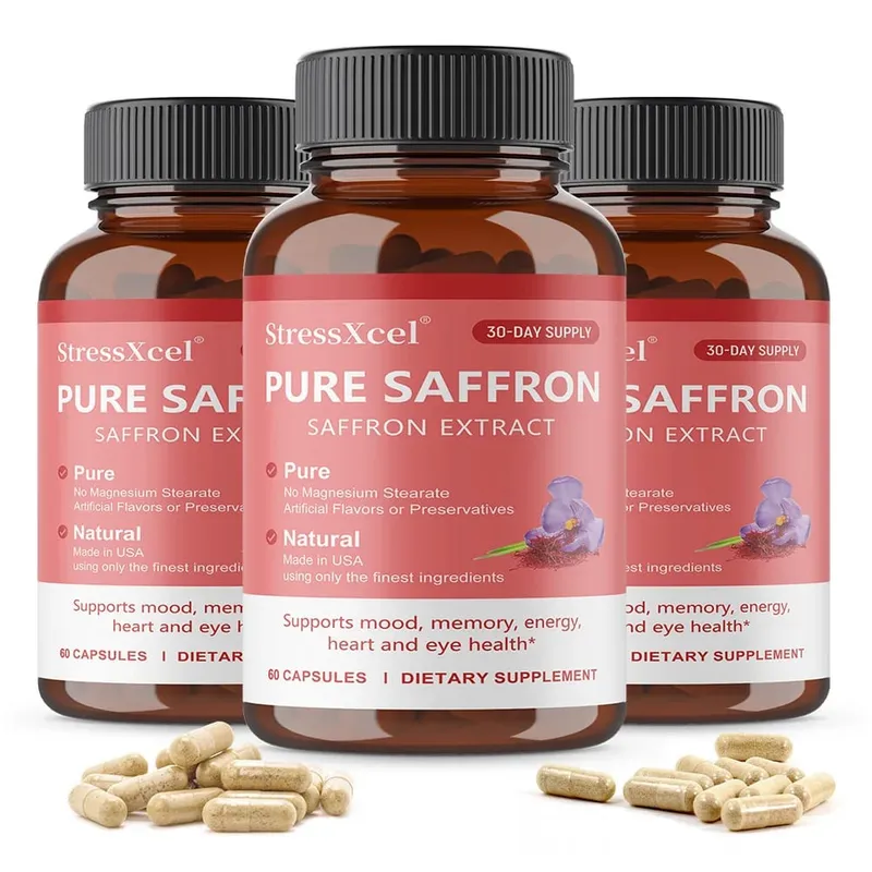 Saffron Supplement Protects Eye Health Improves Dull Skin Tone Promotes Blood Circulation and Boosts Metabolism — image 8