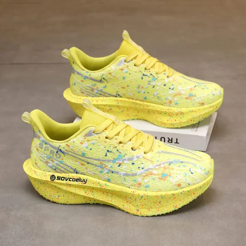 Marathon Men Running Shoes Breathable Lightweight Comfortable Casual Shoes Men Wear-resistant Low-top Comfort Sports Men Running — image 3
