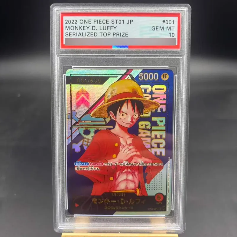 Diy Self Made One Piece OP13 Luffy Sabo Ace English Rating Card OPCG Zoro Roger Hancock Copy Version Anime Collection Cards