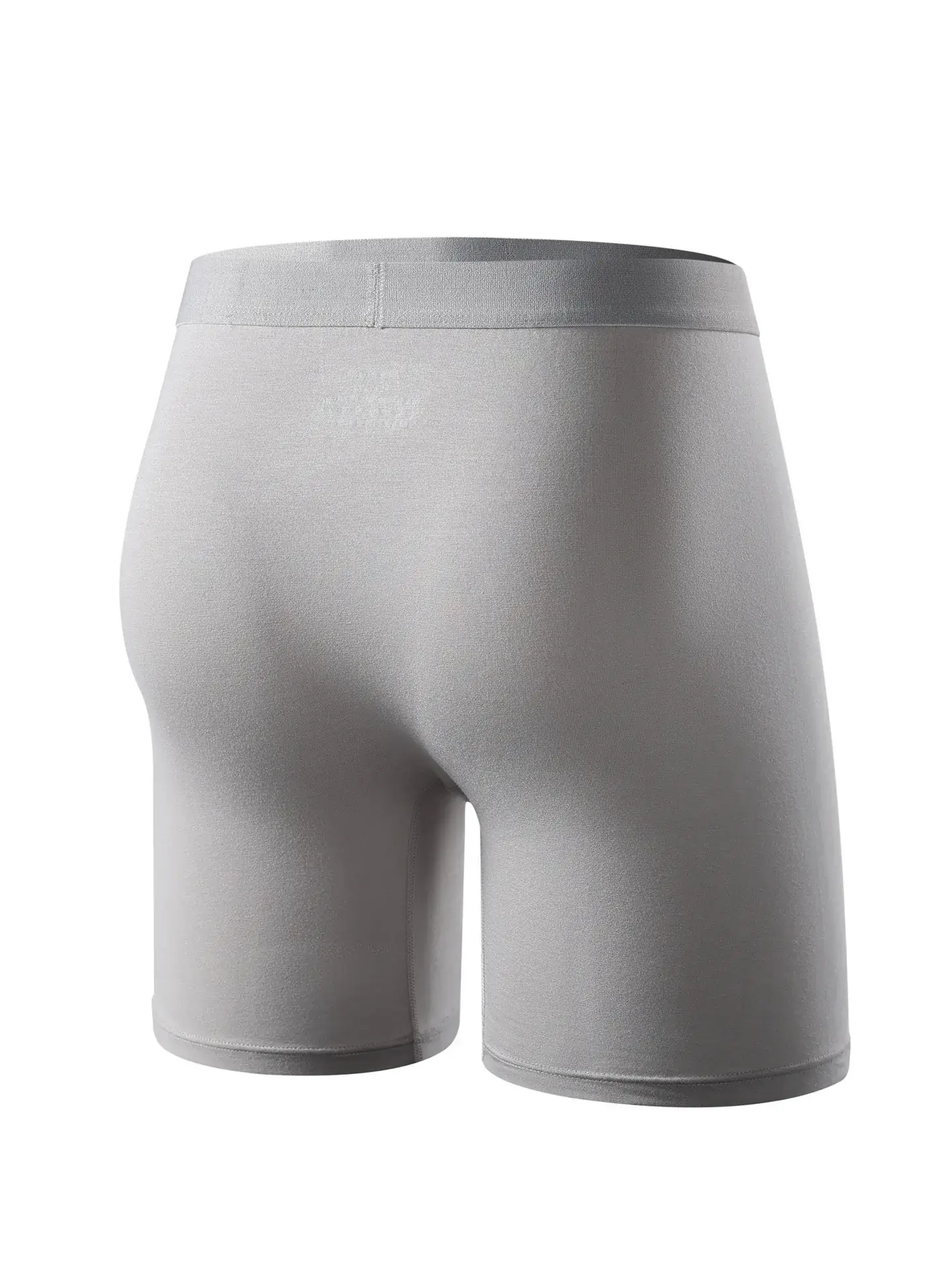 5pcs 95% Bamboo Fiber 5% Spandex Men's Length Long Leg Boxer Classic Design Comfortflex Waistband Underwear Man Sports — image 2