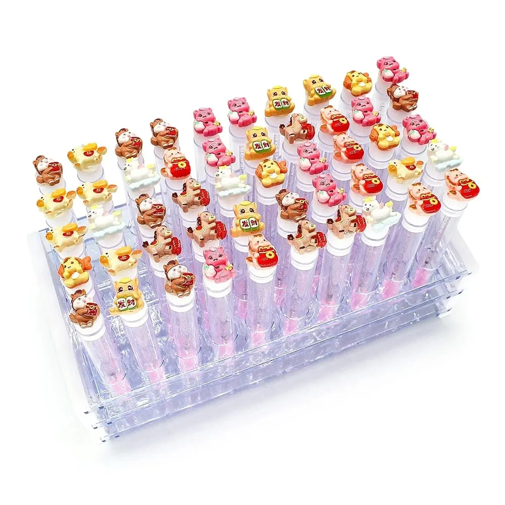 10/50Pcs Eyelash Brush Tubes Crystal Lash Mascara Wands Eyebrow Comb Spoolies Container Lashes Brushes Applicators Makeup Tools
