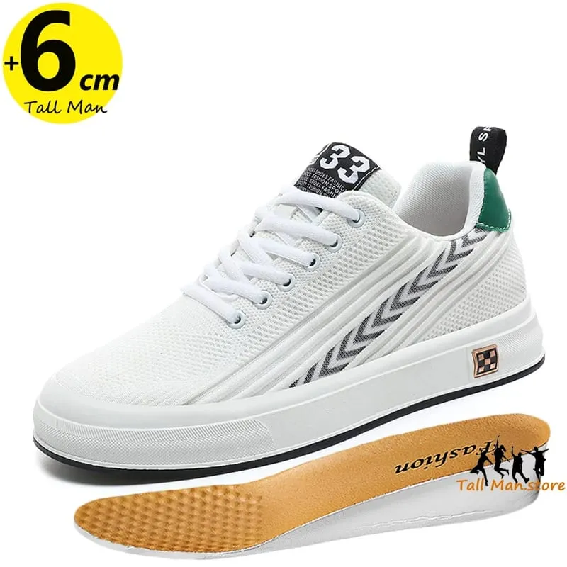 Aufzug Turnschuhe Männer Booster Schuhe Aufzug Mann Höhe Erhöhen Einlegesohle 6cm Freizeit Sport Plus Größe 37-46 — image 4