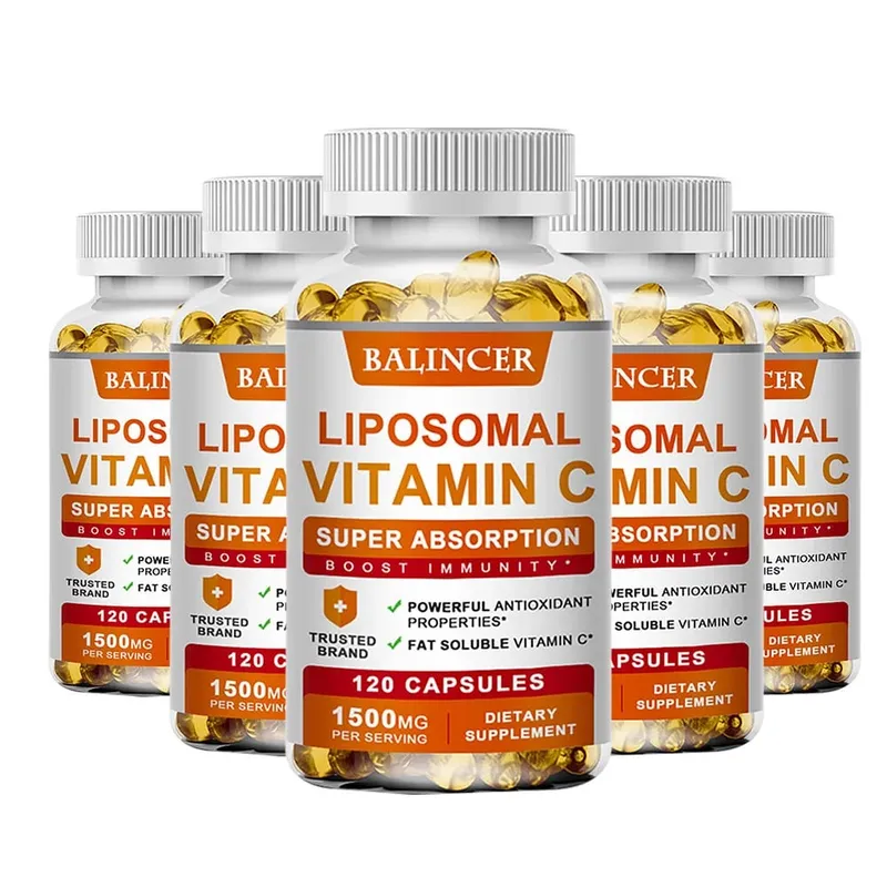 Liposzómális C-vitamin 1500 mg nagy felszívódású, zsírban oldódó aszkorbinsav, immunerősítő kollagén erősítő és antioxidáns kiegészítő — image 8
