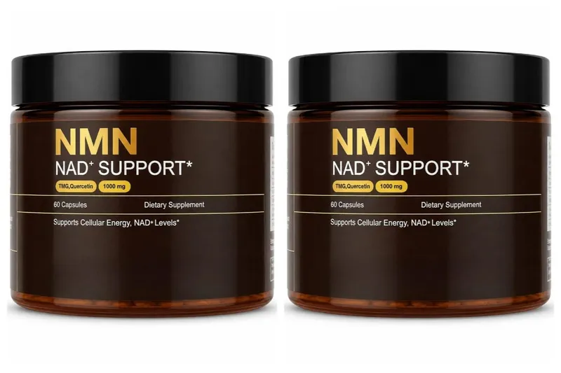 NMN Complex Supplement 1000mg Serving TMG Quercetin Resveratrol Capsules Cellular Wellness Supplement Supports Energy