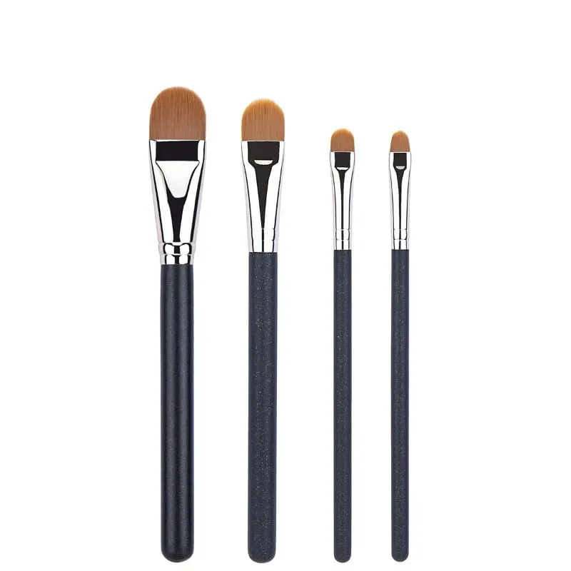 4 Types Sizes Upgraded Ultra-thin Foundation Concealer Makeup Brush Professional Liquid Foundation Cream Concealer Make-up Tool