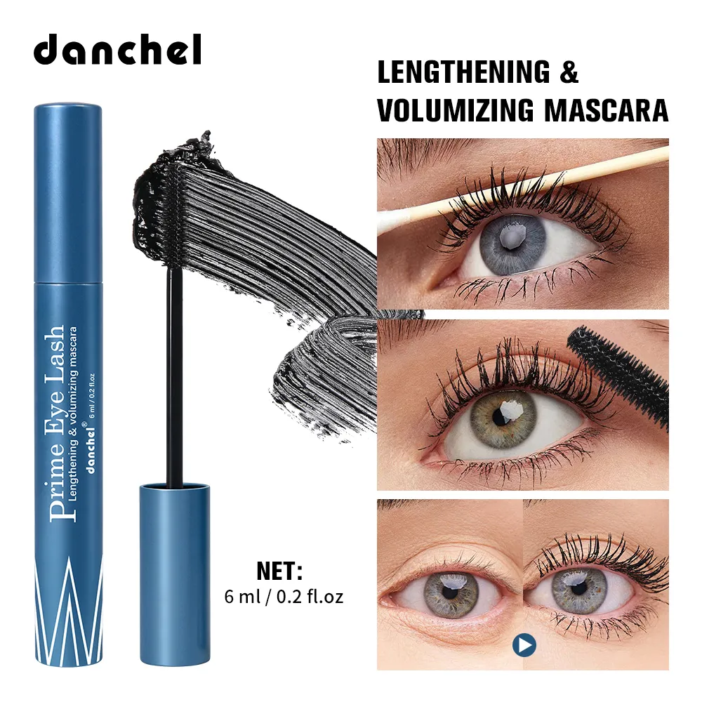 Lengthening & Volumizing Mascara Water-Resistant Long-Lasting Nourishing Strengthen Mascara Glossy Natural Finish Eye Makeup