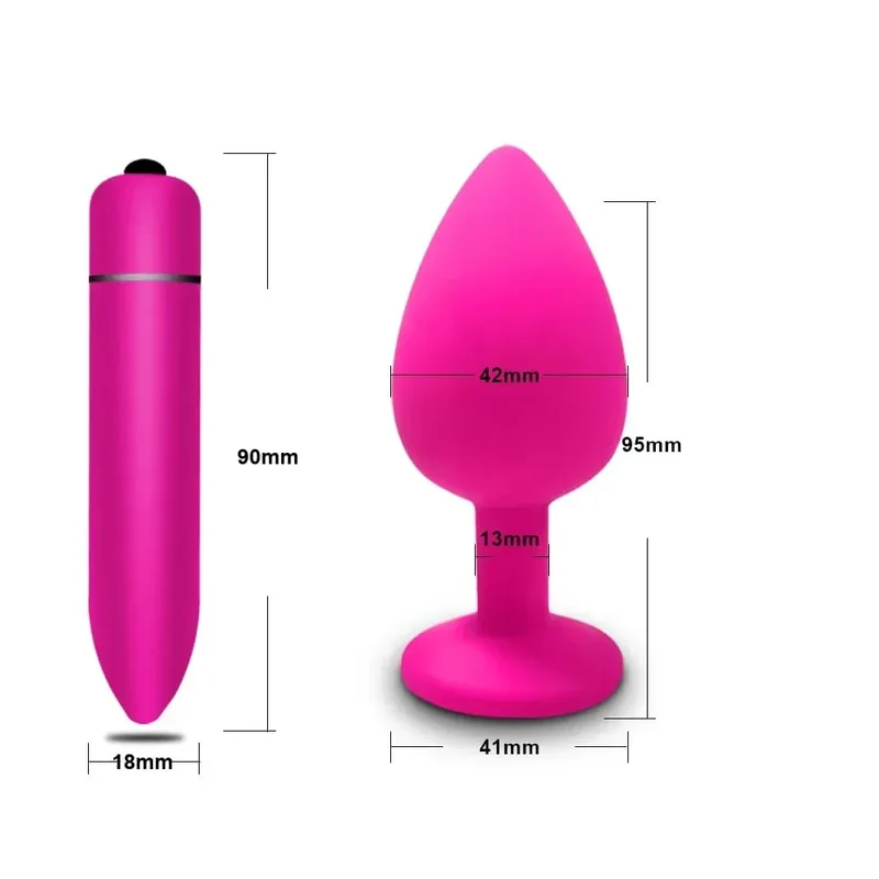 Soft Silicone Anal Butt Plug Unisex Sex Toys Men Prostate Massager Adult Gay Ass Stuffed Anal Trainer Massager for Couples — image 11