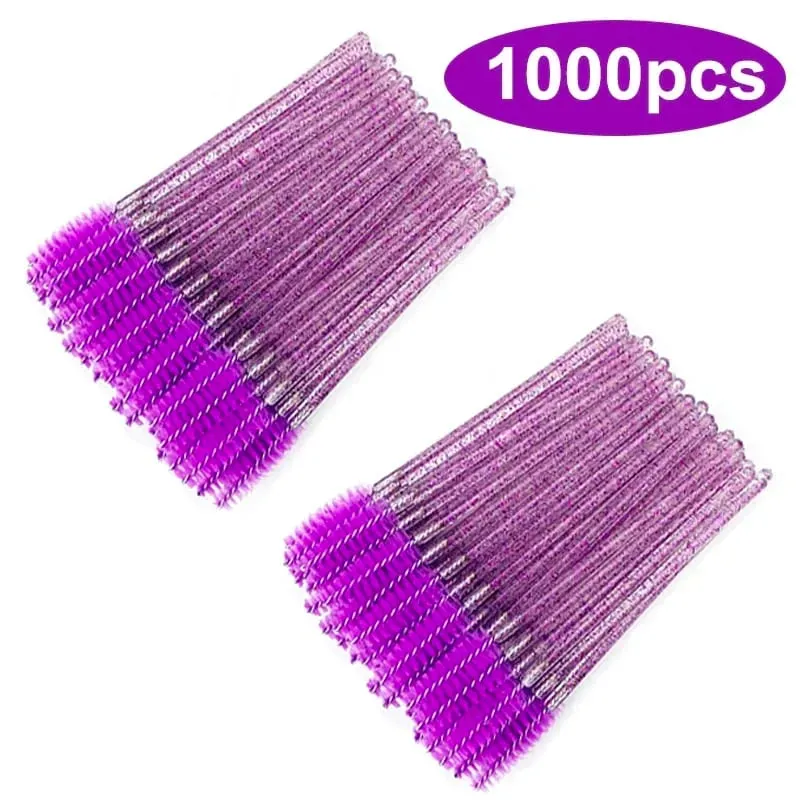 Wholesale 50/1000/2000pcs Spoolies Brush Mascara Wands Wholesale Eyebrow Lash Cleaning Brushes Applicator Makeup Tools Eyelash — image 9