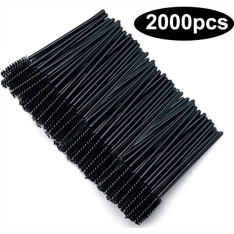 Wholesale Eyelash Brush Mascara Wands Wholesale Spoolies Eyebrow Lash Cleaning Brushes Applicator Makeup Tools 50/1000/2000pcs — image 13