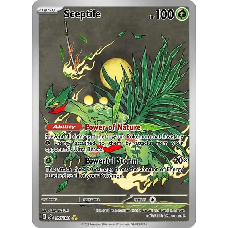 DIY Collection Cards Lucario Secptile Absol Gyarados Self Made Single Card Classic Game Anime Card Gift Toy — image 4