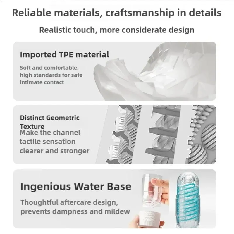 Masturbateur masculin rotatif automatique, dernière conception sous licence officielle, jouet sexuel Oral doux pour adulte, jouets sexuels manuels pour hommes