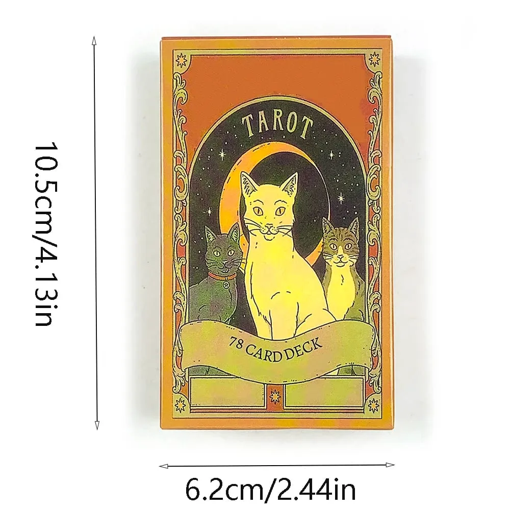 Cats Rule Earth Tarot Cards 78 Oracle Deck Unique Cards For Cat Lovers and Tarot Enthusiasts Perfect For Divination & Gift Givi