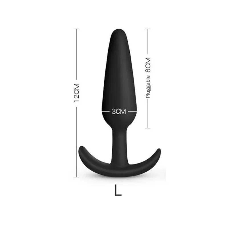 Plug Anal en Silicone souple, 3 tailles différentes, stimulateur Anal, jouets sexuels pour adultes, masseur de Prostate, entraîneur Anal, pour hommes/femmes