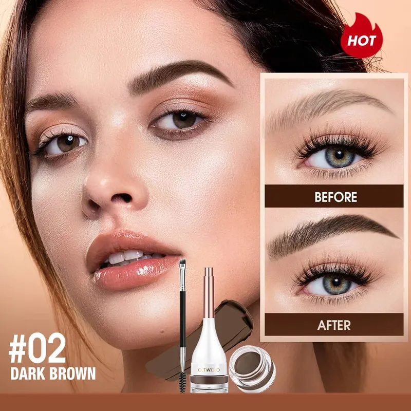O.TWO.O Full Makeup Set Waterproof Mascara Eyeliner Foundation BB Cream Air Cushion Concealer Lipstick Face Primer Cosmetics Set