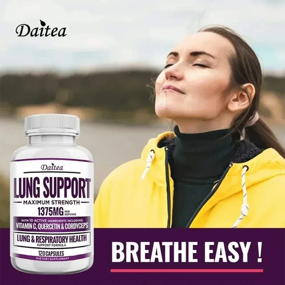 Lung Detox & Cleanse Capsules - Supports Bronchial and Respiratory Health Promoting Lung Cleansing and Detoxification — image 6