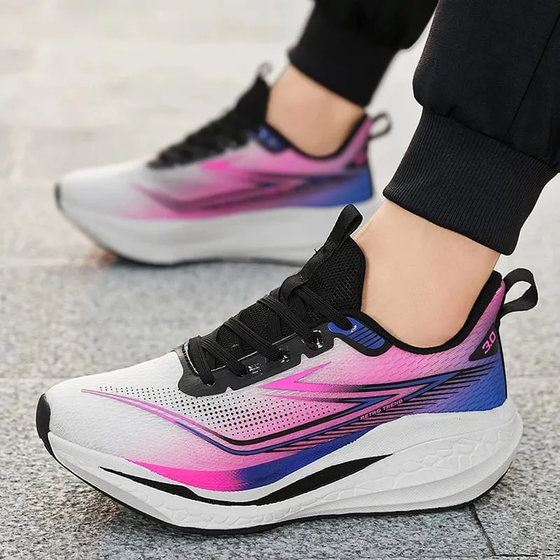 Running Shoes Men Carbon Board Speciality Marathon Men's Sports Breathabe Sneakers Comfortable Athletic Nonskid Shoes For Women — image 4