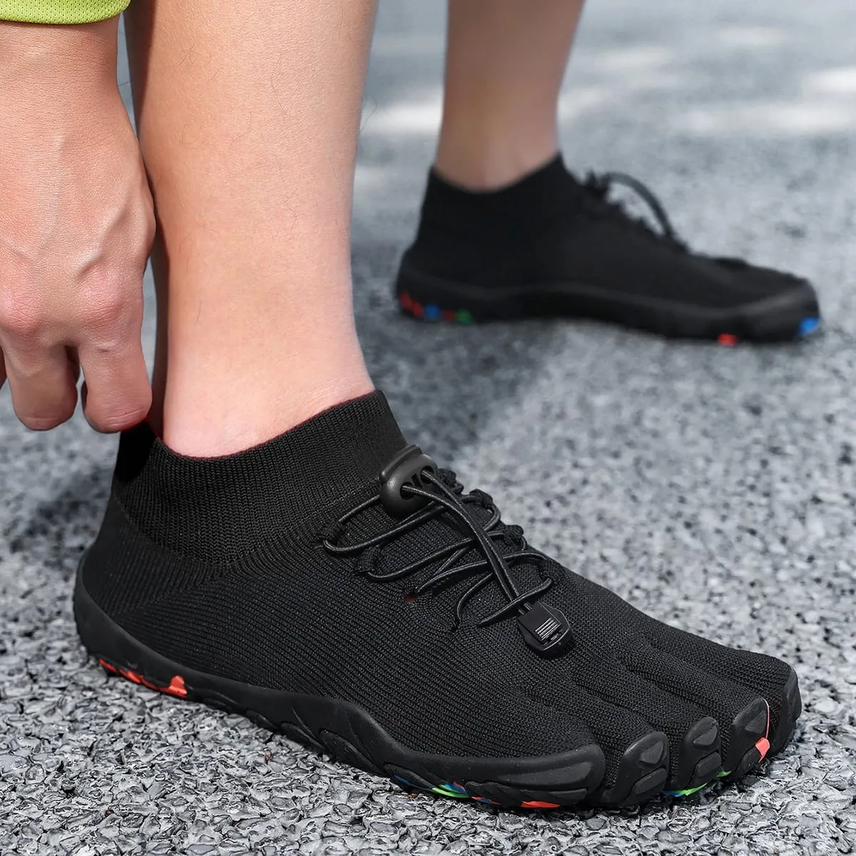 2026 New Men FiveFingers Casual Sneakers Unisex Split Toe Shoe Men Outdoor Off-road Shoes Couple Five Toe Running Shoes
