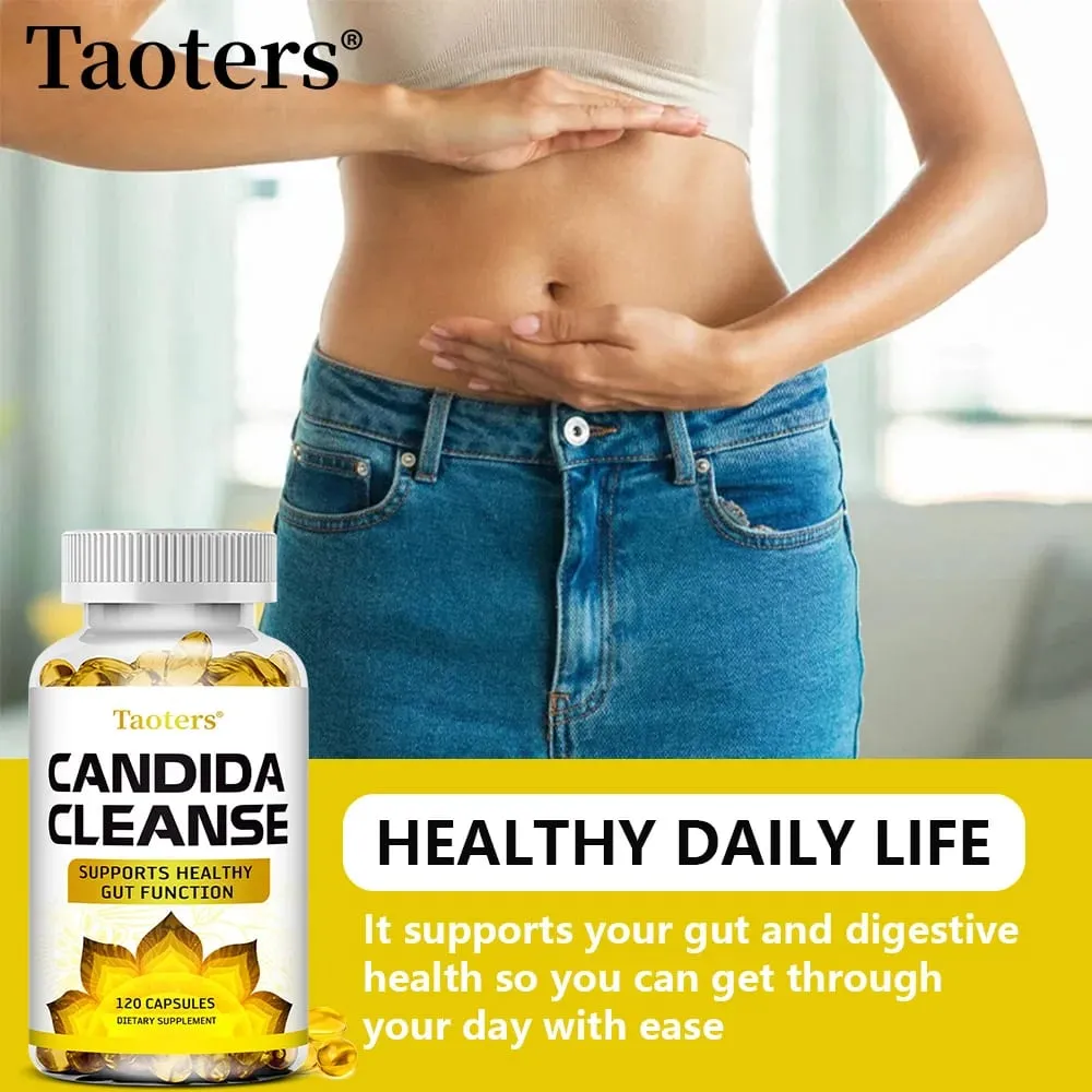 Candida Cleanse - Leverrensning Afgiftning Understøtter tarmsundhed Rensende tyktarmsforøgende energi 120 kapsler — image 2