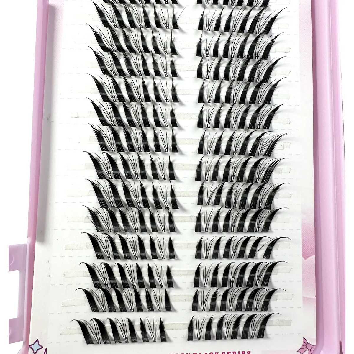 32Rows Fox Eye Manga Gugusan Bulu Mata Kucing Bulu Mata Individu Bulu Mata Individu Penampilan Semulajadi DIY Bulu Mata Lanjutan Jumlah Kluster Bulu Mata