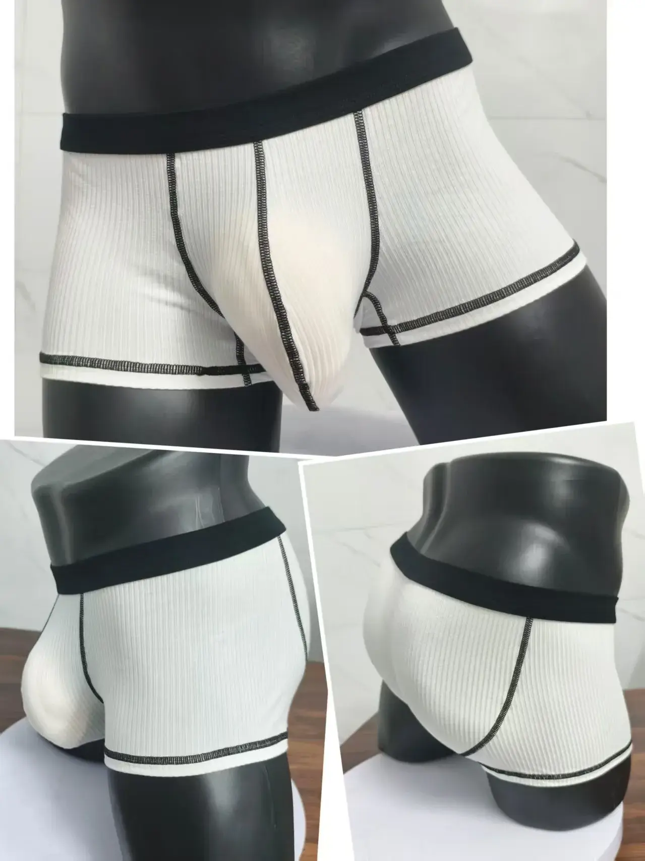 Men's boxer shorts with high elasticity and large pockets, fashionable men's shorts — image 9