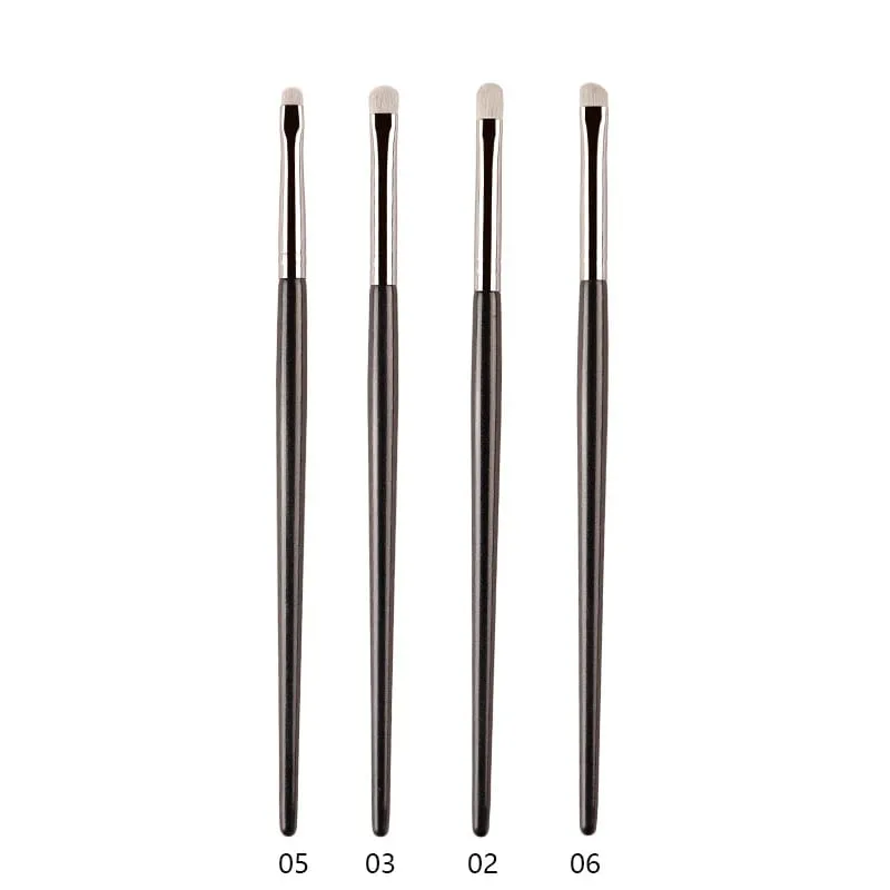 1pc White Pony Hair Eyeshadow Makeup brushes Small Smudge Precision Crease Detail Bevel Eye Shadow Make up brush Liner Lip — image 33