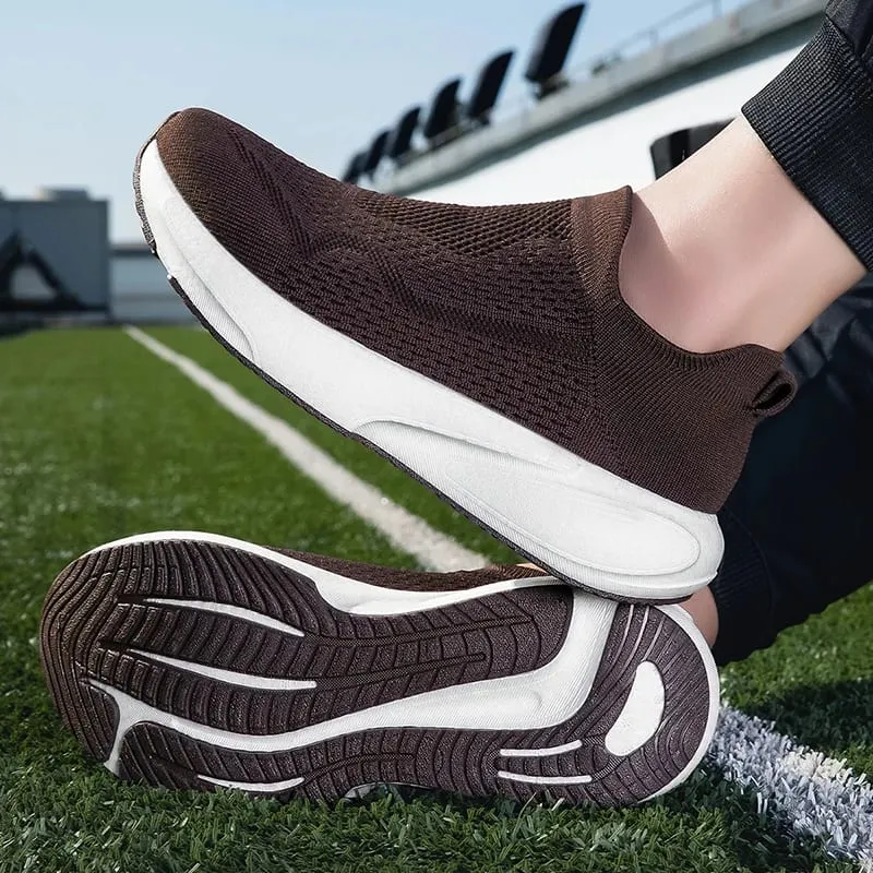 Men Running Shoes Walking Shoes Sock Shoes Men Sneakers Slip On Loafers Sport Shoes Men Sneakers Casual Shoes Couple Shoes — image 3