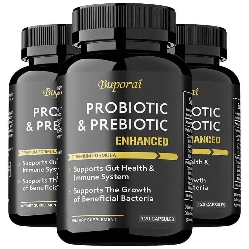 Probiotics & Prebiotics Capsules - Helps Balance Stomach Acid Promote Healthy Intestinal Digestion and Relieve Bloating — image 10