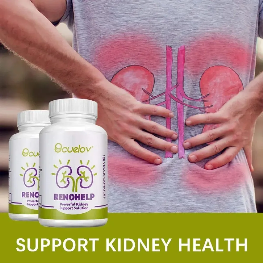 Poderoso suplemento natural de suporte renal para função renal saudável, suporte para saúde do trato urinário, vegano e sem glúten — image 3